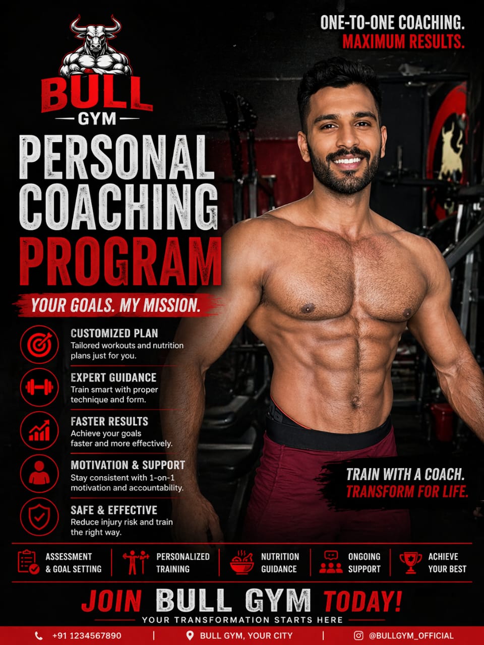 Personal training at Bull Gym